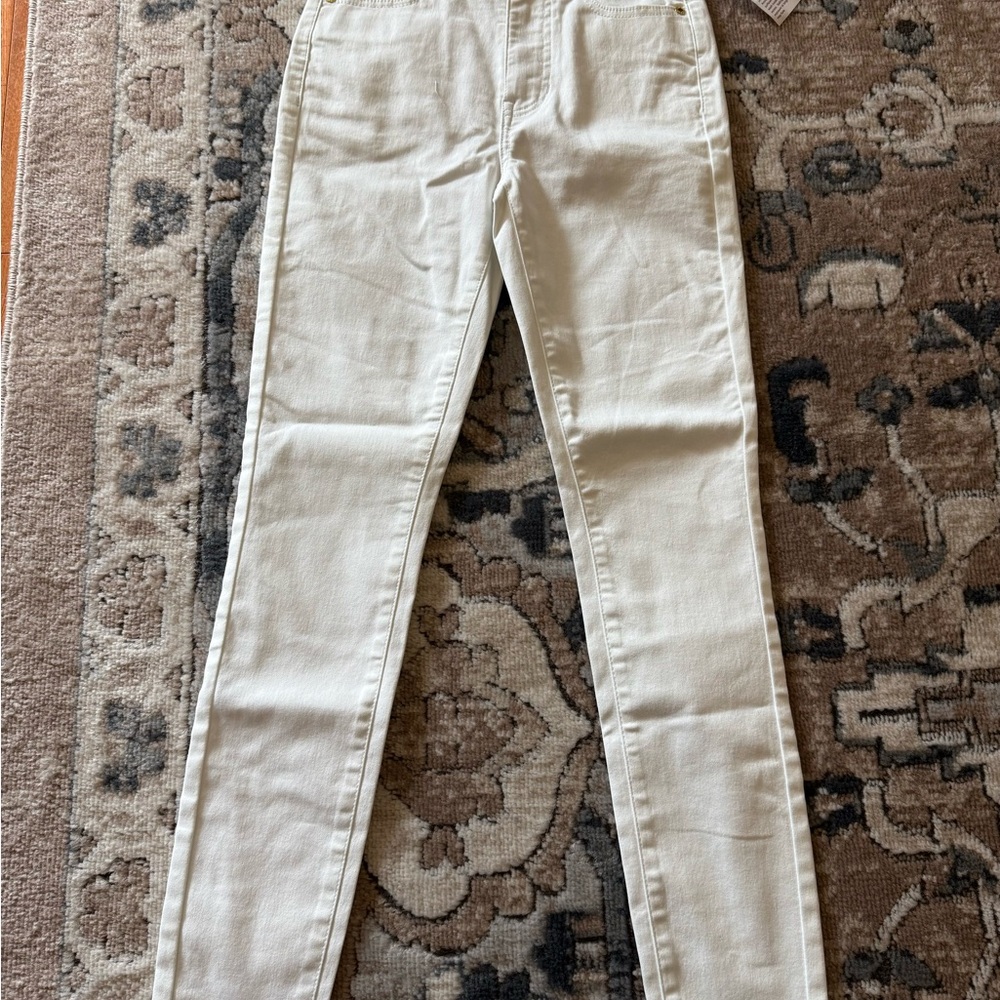 GUESS Women's High Rise Jeans in Blue and Cream size 24 and 25 - Picture 6 of 12